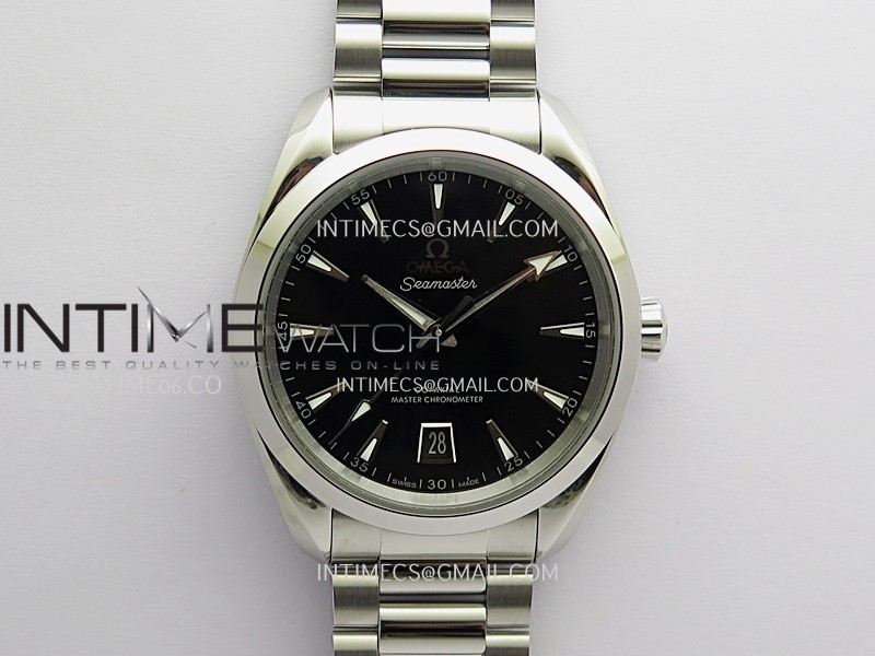Aqua Terra 150M Master 38mm SS VSF 1:1 Best Edition Black Dial On SS Bracelet Super Clone A8900