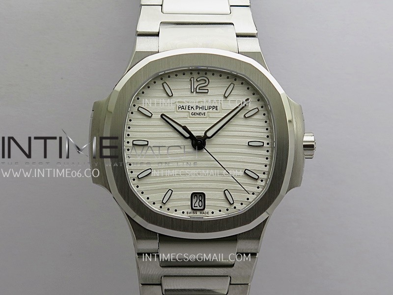 Nautilus 7118 Ladies SS DDF 1:1 Best Edition Silver Dial On SS Bracelet Super Clone DD26-330