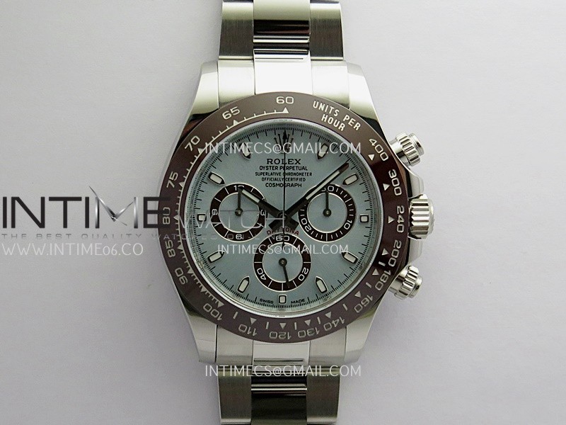 Daytona 116506 904L SS VF 1:1 Best Edition Ice Blue Dial Stick Markers On 904L SS Bracelet DD4130