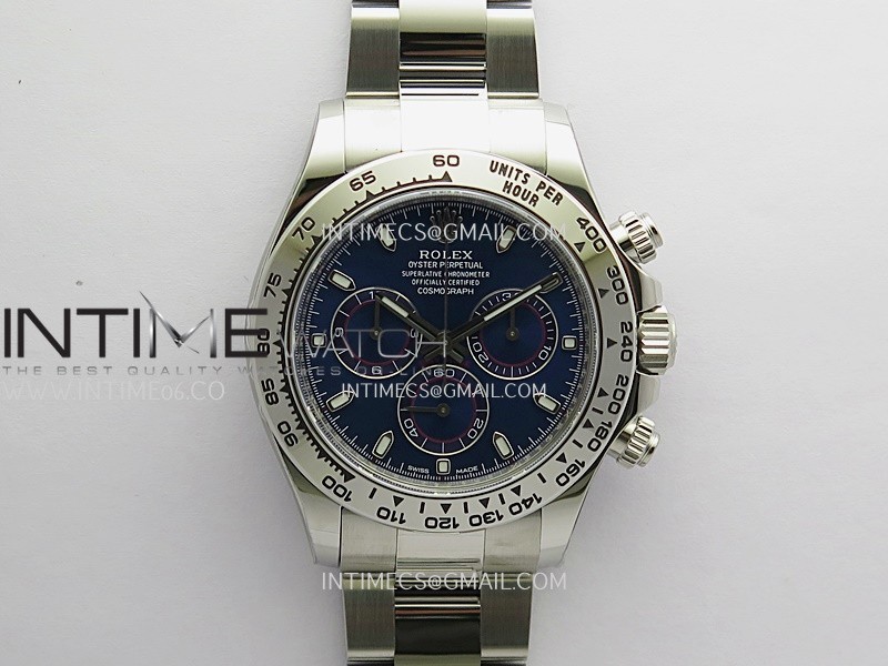 Daytona 116509 904L SS VF 1:1 Best Edition Blue Dial Stick Marker On 904L SS Bracelet DD4130