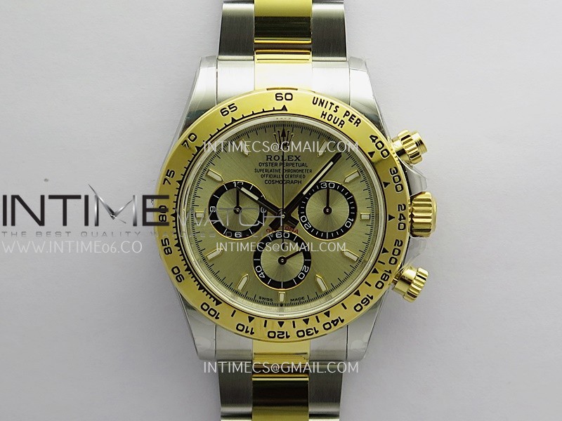 Daytona 126503 SS/YG UFO 1:1 Best Edition Gold Dial On Oyster Bracelet UF4131 (Free Sprung)