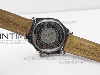 Avenger GMT SS Black Numeral Marker Dial on Leather strap A2836