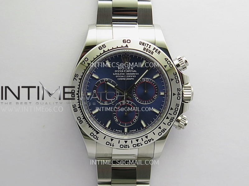 Daytona 126509 904L SS VF 1:1 Best Edition Blue Dial Stick Marker On 904L SS Bracelet DD4131