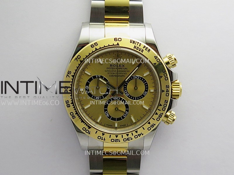 Daytona 126503 904L SS/YG VF 1:1 Best Edition Gold Dial On SS/YG Bracelet DD4131