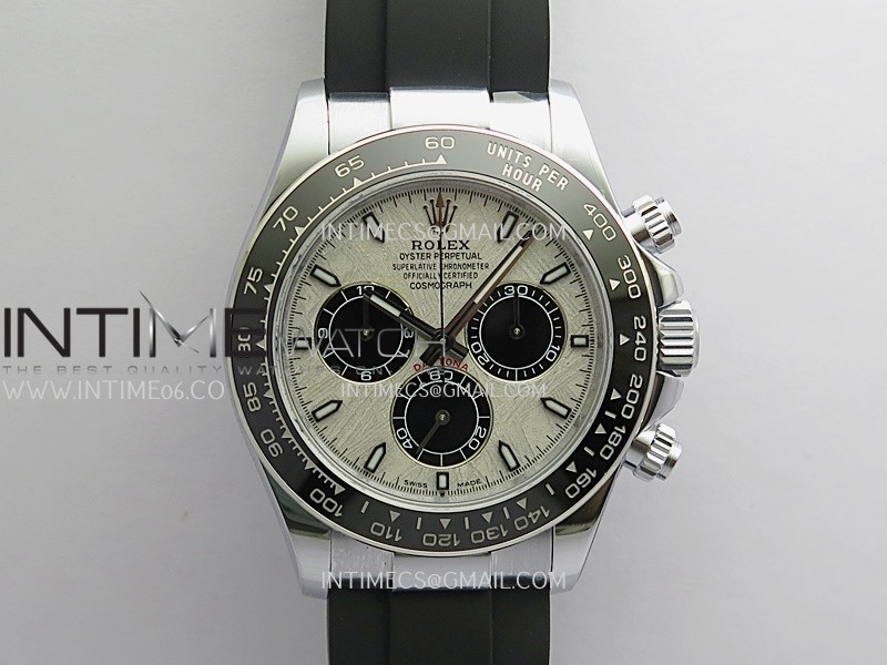 Daytona 126519 Gain Weight QF Real Meteorite Dial On Oysterflex Strap SH4131 (Free Sprung)