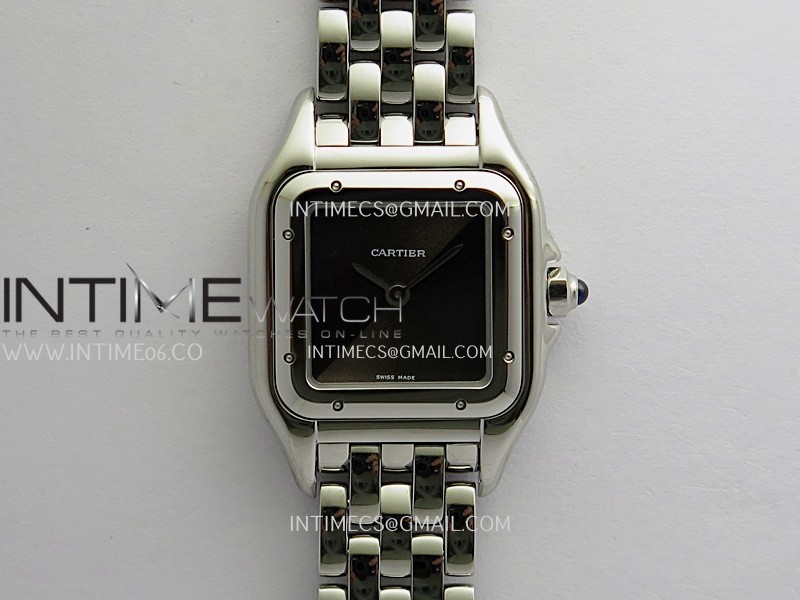 Panthère Secrete Ladies 22mm SS BBA 1:1 Best Edition Gray Ombre Dial On SS Bracelet Ronda Quartz