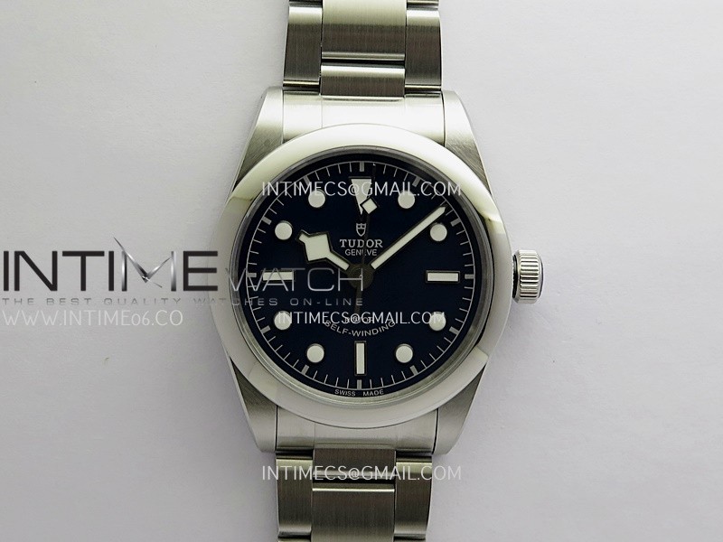 Black Bay 79500 36mm SS KRF 1:1 Best Edition Blue Dial On SS Bracelet A2824