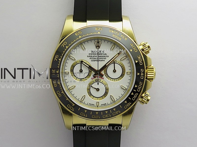 Daytona 126518 Gain Weight YG ZF 1:1 Best Edition White Dial On Oysterflex Strap SH4131