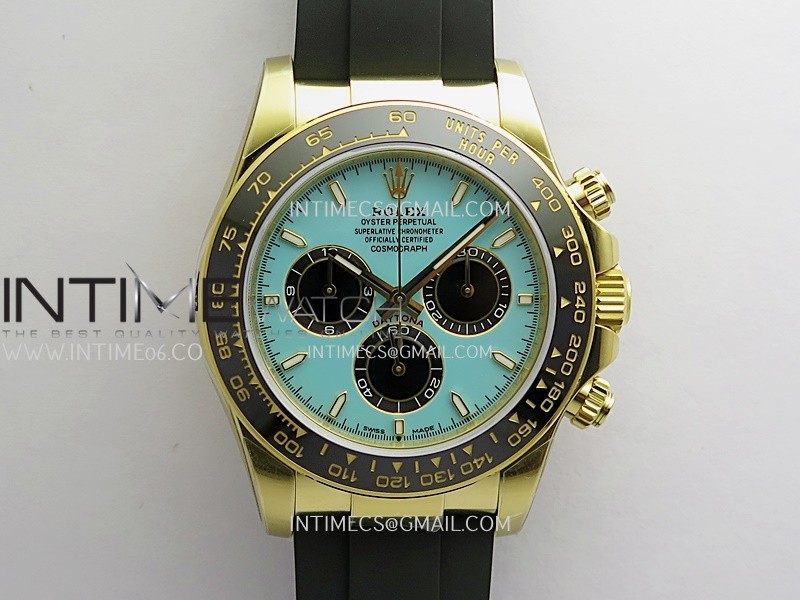 Daytona 126518 Gain Weight YG ZF 1:1 Best Edition Tiffany Turquoise Blue Dial On Oysterflex Strap SH4131