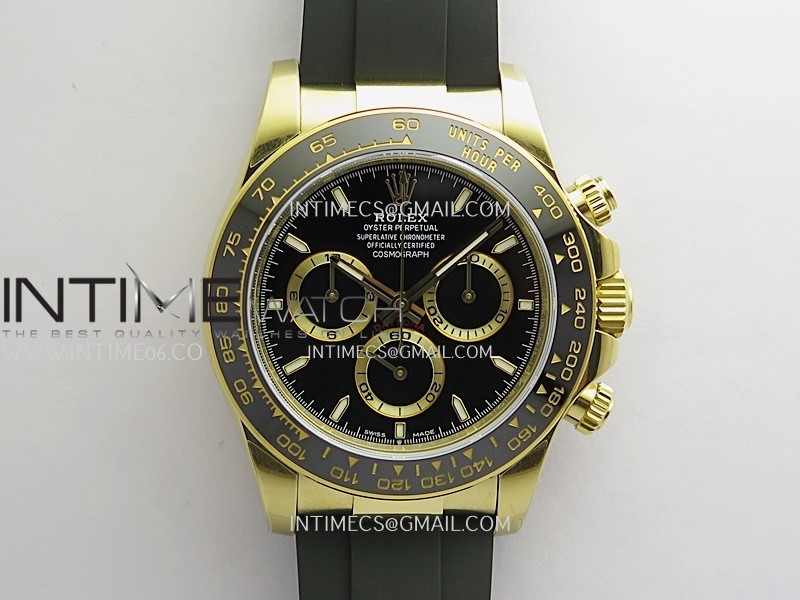 Daytona 126518 Gain Weight YG ZF 1:1 Best Edition Black Dial On Oysterflex Strap SH4131