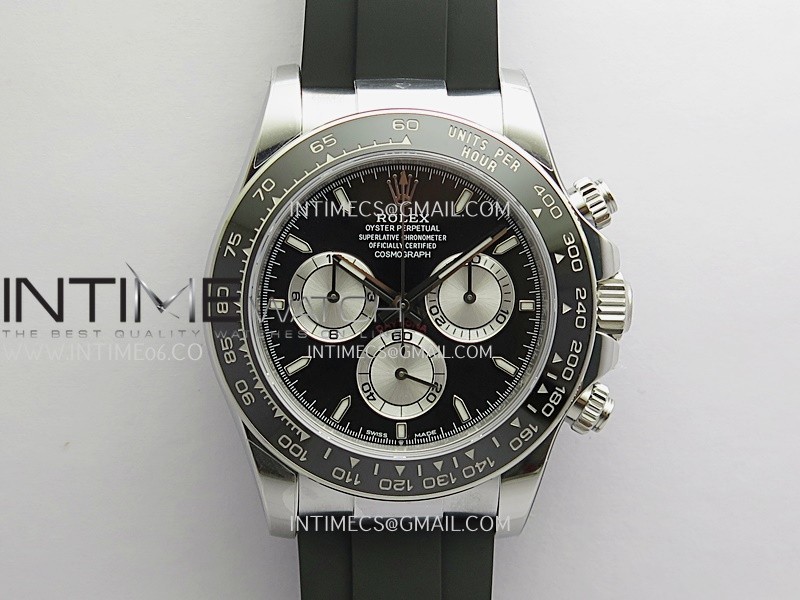 Daytona 126519 Gain Weight ZF 1:1 Best Edition Black Dial Silver Subdial On Oysterflex Strap SH4131