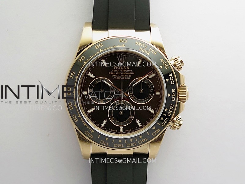 Daytona 126515 Gain Weight RG ZF 1:1 Best Edition Brown Dial Black Subdial On Oysterflex Strap SH4131