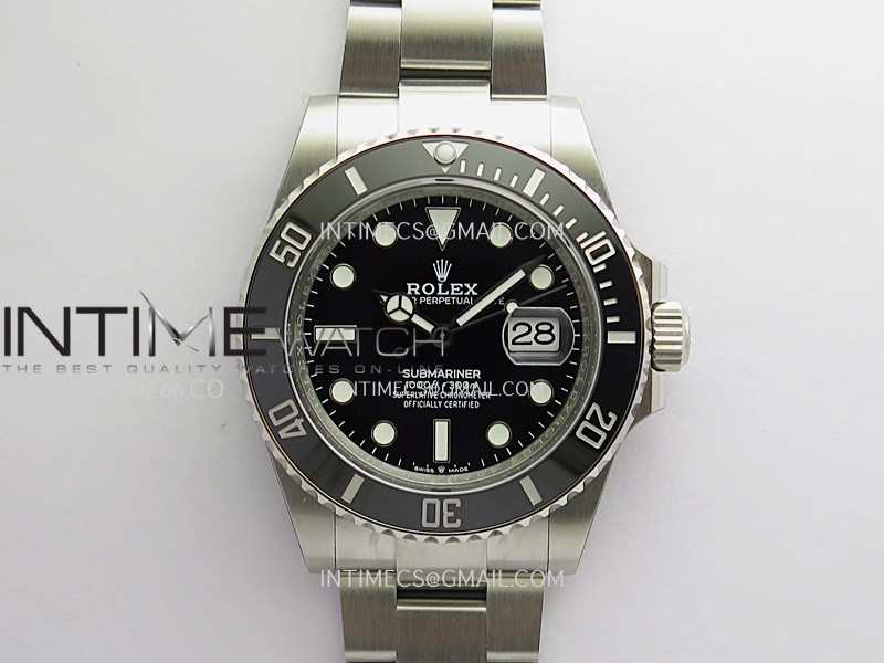 Submariner 126610 LN 904L SS QF 1:1 Best Edition Black Dial On Oyster Bracelet SH3235 (Free Sprung)