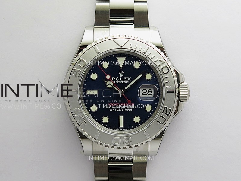 Yacht-Master 126622 904L QF 1:1 Best Edition Blue Dial On 904L SS Bracelet SH3235 (Free Sprung)