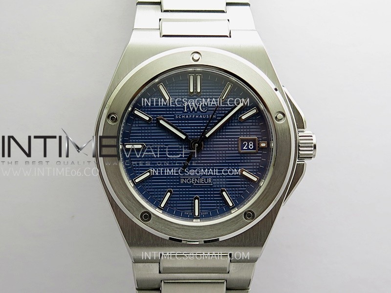 Ingenieur IW328907 SS MZF 1:1 Best Edition Blue Dial On SS Bracelet A2892 (Free Tool)
