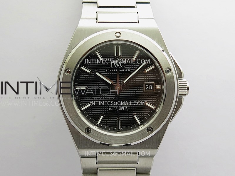 Ingenieur IW328901 SS MZF 1:1 Best Edition Black Dial On SS Bracelet A2892 (Free Tool)