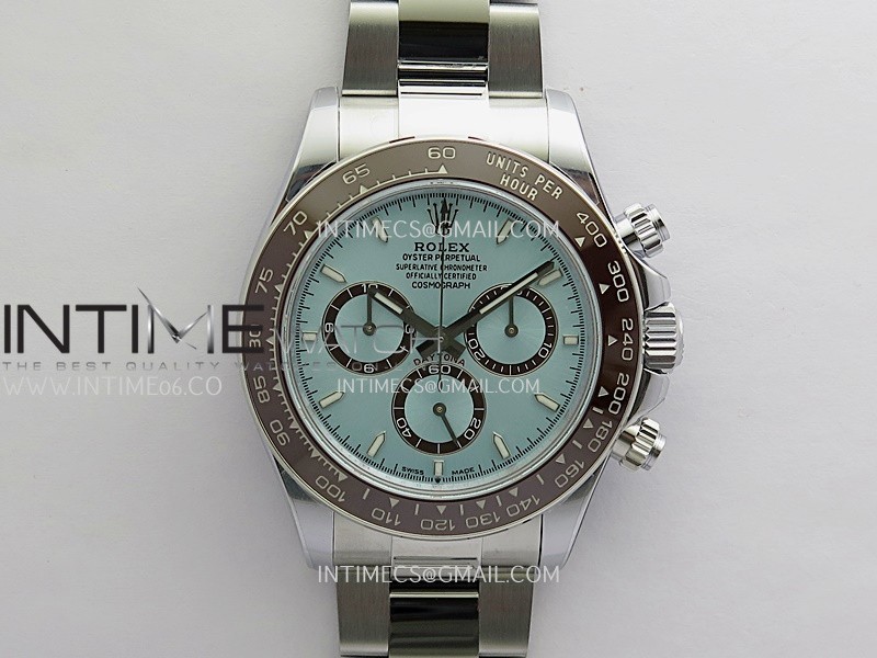 Daytona 126506 Gain Weight V13 QF 1:1 Best Edition Ice Blue Dial On SS Bracelet JH4131 (Free Sprung)