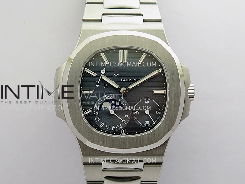 Nautilus 5712-1A 001 SS WSF 1:1 Best Edition Blue Dial On SS Bracelet Super Clone JH240 (Free tool)