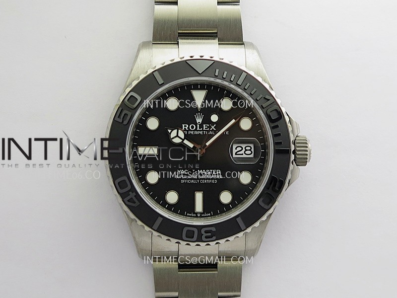Yacht-Master 226627 V2 Ti VSF 1:1 Best Edition Black Dial On Titanium Bracelet DD3235