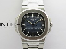 Nautilus 5711/1A SS PPF 1:1 Real Super Clone Best Edition Blue Dial On SS Bracelet SH330