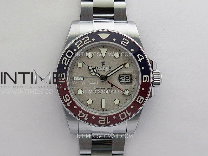 GMT Master II 126719 BLRO Gain Weight QF 1:1 Real Meteorite Dial On Oyster Bracelet SH3285 CHS (Free Sprung)