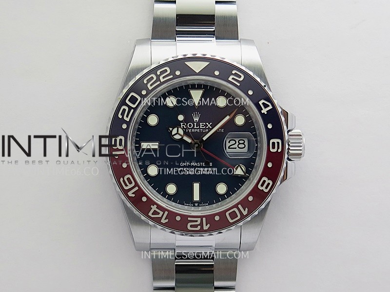 GMT Master II 126719 BLRO Gain Weight QF 1:1 Blue Dial On Oyster Bracelet SH3285 CHS (Free Sprung)