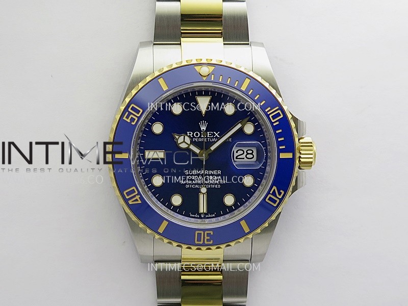 Submariner 126613 LB 904L SS/YG Gain Weight 3WF 1:1 Best Edition Blue Dial On 904L SS/YG Bracelet SH3235