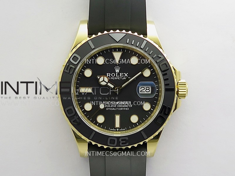 Yacht-Master 226658 Gain Weight 3WF 1:1 Best Edition Black Dial On Oysterflex Strap SH3235