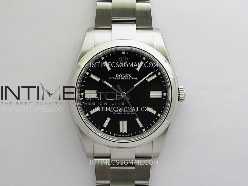 Oyster Perpetual 41mm 124300 904L VSF 1:1 Best Edition Black Dial on SS Bracelet VS3230