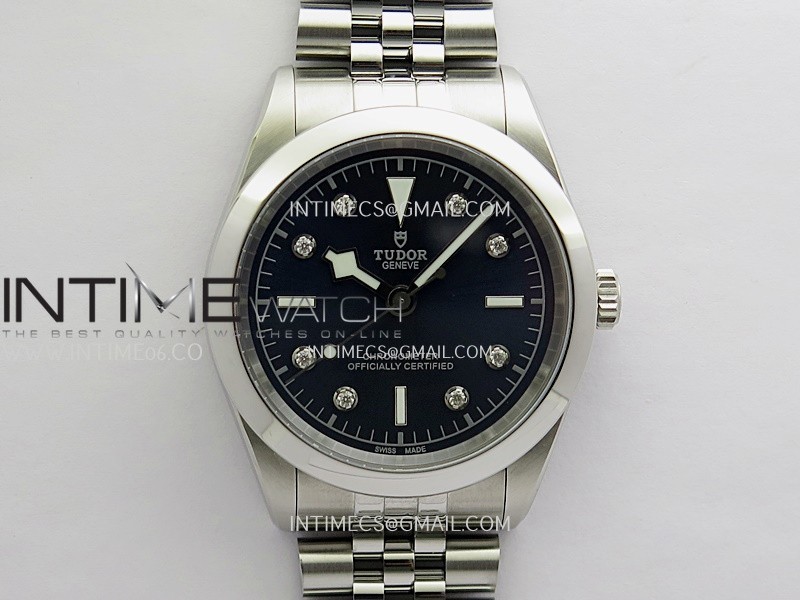 Black Bay 41mm SS HTF 1:1 Best Edition Blue Dial Diamond Marker On SS Jubilee Bracelet Asian 5601