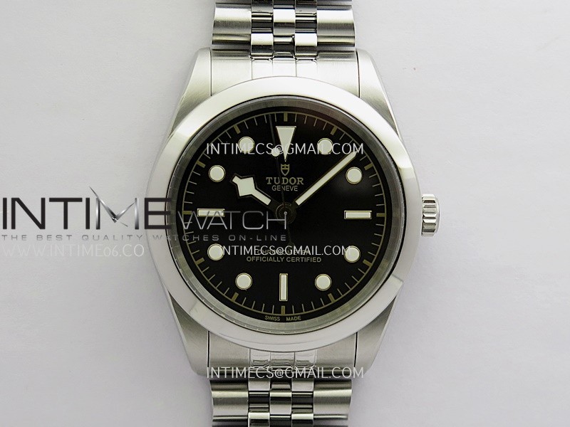Black Bay 41mm SS HTF 1:1 Best Edition Black Dial On SS Jubilee Bracelet Asian 5601