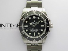 Submariner 124060 LN 904L SS ERF 1:1 Best Edition Black Dial On Oyster Bracelet SH3230 (Free Sprung)