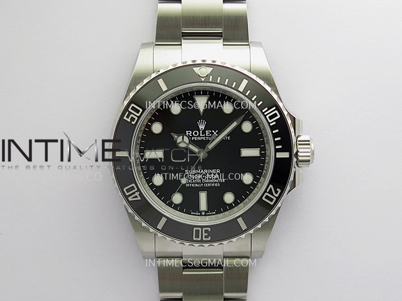 Submariner 124060 LN 904L SS ERF 1:1 Best Edition Black Dial On Oyster Bracelet SH3230 (Free Sprung)