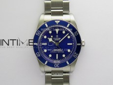 Heritage Black Bay M79000N 37mm SS ZF 1:1 Best Edition Blue Dial Blue Bezel on SS Bracelet A2824