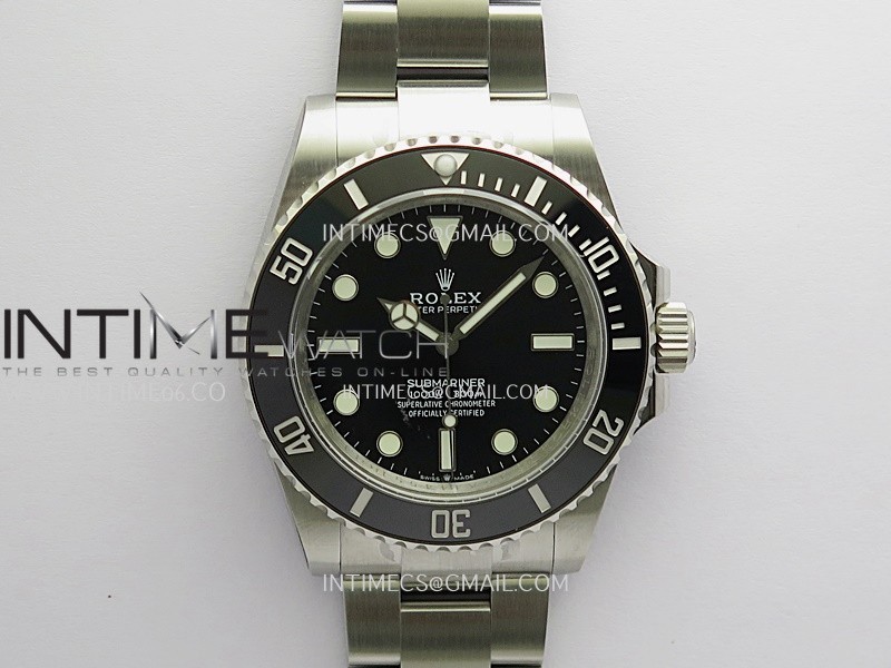 Submariner 124060 LN 904L SS QF 1:1 Best Edition Black Dial On Oyster Bracelet SH3230 (Free Sprung)