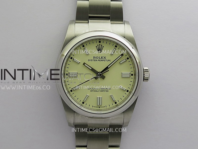 Oyster Perpetual 36mm 126000 QF 1:1 Best Edition 2025 Ivory Dial On SS Bracelet SH3230 (Free Sprung)
