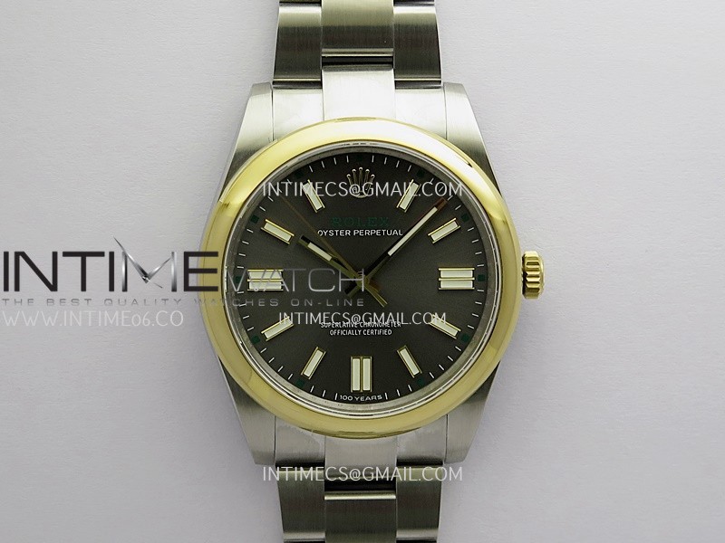 Oyster Perpetual 41mm 134303 904L SS/YG GMF 1:1 Best Edition Gray Dial On SS Bracelet SH3230