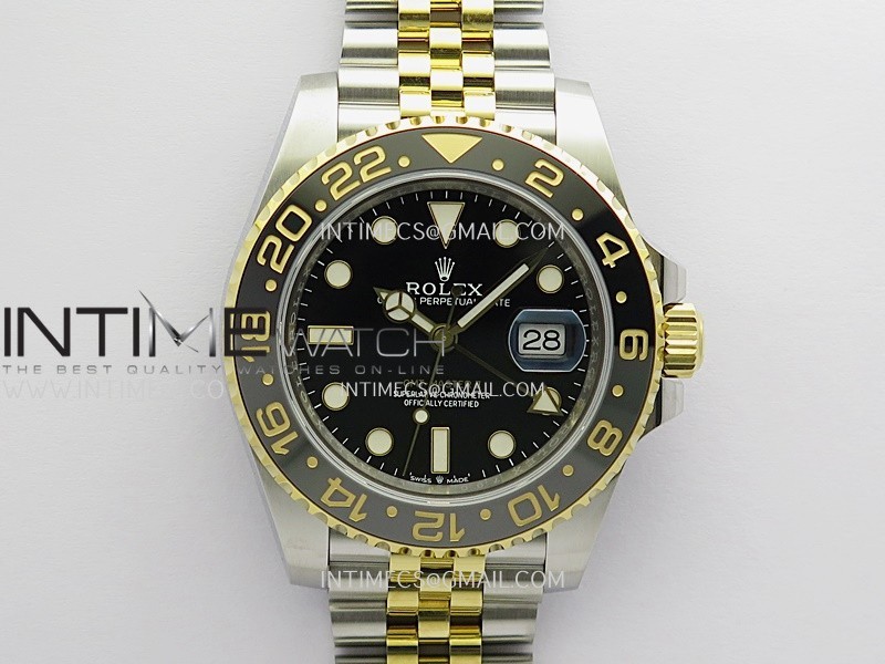 GMT-Master II 126713 GRNR Gain Weight 3WF 1:1 Best Edition Black Dial On Jubilee Bracelet Super Clone SH3285