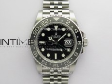 GMT-Master II 126710 GRNR Black/Gray V4 904L SS VSF 1:1 Best Edition Black Dial On Jubilee Bracelet DD3285 CHS(Free Sprung Look)