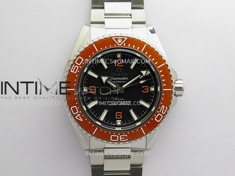 Seamaster 2025 2000M 217.30.42.21.01.003 Orange Ceramic Bezel VSF 1:1 Black Dial On SS Bracelet Asian 8912