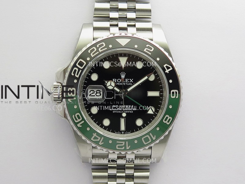 GMT-Master II 126720 VTNR 904L Steel V3 VSF 1:1 Black Dial On Jubilee Bracelet DD3285 CHS (Free Sprung Look)