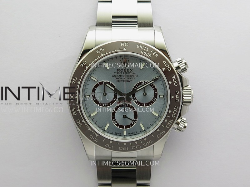 Daytona 126506 Gain Weight 3WF 1:1 Best Edition Ice Blue Dial On SS Bracelet JH4131 (Free Sprung)