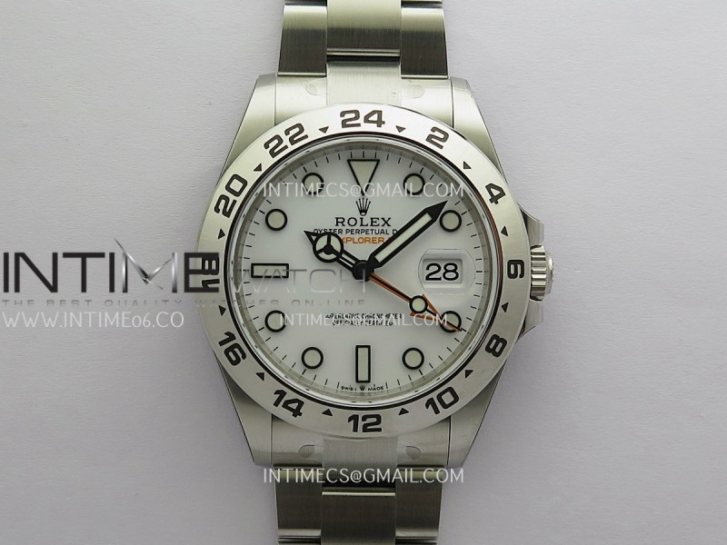 Explorer II 42mm 226570 904L SS VSF 1:1 Best Edition White Dial On Bracelet DD3285 CHS