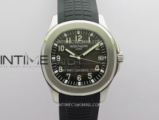 Aquanaut 5167 SS Real Super Clone PPF 1:1 Best Edition Gray Dial On Black Rubber Strap JH330