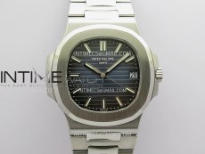 Nautilus 5711/1A SS Real Super Clone Umi 1:1 Best Edition Blue Dial On SS Bracelet JH330(Free Sprung)