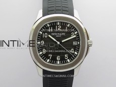 Aquanaut 5167 SS Real Super Clone Umi 1:1 Best Edition Gray Dial On Black Rubber Strap JH330