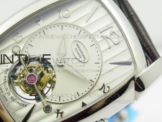 Kalpa Grande Tourbillon AXF Best Edition SS White Dial on Black Leather Strap