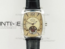 Kalpa Grande Tourbillon AXF Best Edition SS Gold Dial on Black Leather Strap