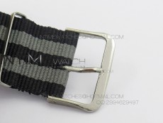 Vintage 1680 Submariner No Date SS White On White Nylon Strap