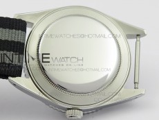 Vintage 1680 Submariner No Date SS White On White Nylon Strap